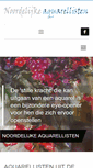 Mobile Screenshot of noordelijkeaquarellisten.nl
